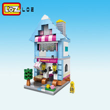 Load image into Gallery viewer, LOZ Building Blocks City View Scene Coffee Shop Retail Store Architectures model  Assembly Toy Christmas Gift for Children
