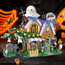 Load image into Gallery viewer, LOZ Creative MINI Halloween Hut House Building Block MOC Pumpkin Carriage Happy Halloween Decoration Bricks Boys Kids Toys Gifts
