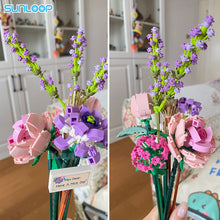 Load image into Gallery viewer, LOZ Fomantic Flower Bouquet Building Block Bricks Anime Figure Toys Friends Pricness Set Gift for Girl Friend Simulation Rose
