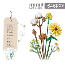 Load image into Gallery viewer, LOZ Fomantic Flower Bouquet Building Block Bricks Anime Figure Toys Friends Pricness Set Gift for Girl Friend Simulation Rose
