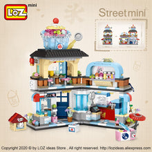 Load image into Gallery viewer, LOZ Mini Building Blocks Japanese Mini Street View folding food street Octopus barbecue ice shop assembly building block toys
