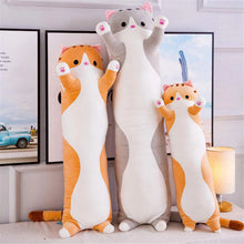 Load image into Gallery viewer, Long cat plush toy animal creative cute cat long soft office lunch break pillow sleep pillow plush toy doll childrens gift #
