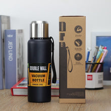 Load image into Gallery viewer, Large Capacity Stainless Steel Thermos Portable Flask Insulated Tumbler with Rope Thermo Bottle Military Style Vacuum Flask
