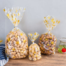 Load image into Gallery viewer, 50pcs Golden Star Christmas Candy Baking Bags Cookie Chocolate Self Stand Packaging Bags Birthday Party Favor
