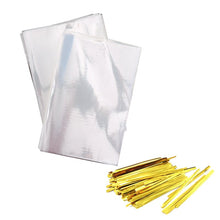 Load image into Gallery viewer, Transparent Plastic Bag For Candy Cookie Bread Food Chocolate Bean Clear Top Open Pen Gift Package With Wire
