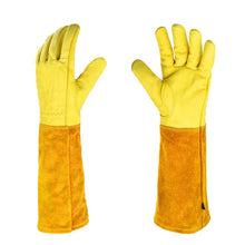 Load image into Gallery viewer, Rose Pruning Gloves for Men and Women Long Thorn Proof Gardening Gloves Breathable Leather Gauntlet Best Garden Gift
