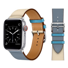 Load image into Gallery viewer, Leather strap for Apple watch band 44mm 45mm 42mm 41mm 40mm 38mm Single tour watchband bracelet iWatch series 3 4 5 6 SE 7 band
