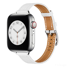 Load image into Gallery viewer, Leather strap for Apple watch band 44mm 45mm 42mm 41mm 40mm 38mm Single tour watchband bracelet iWatch series 3 4 5 6 SE 7 band
