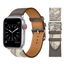Load image into Gallery viewer, Leather strap for Apple watch band 44mm 45mm 42mm 41mm 40mm 38mm Single tour watchband bracelet iWatch series 3 4 5 6 SE 7 band
