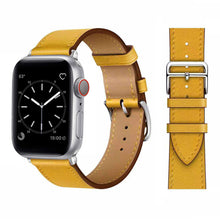 Load image into Gallery viewer, Leather strap for Apple watch band 44mm 45mm 42mm 41mm 40mm 38mm Single tour watchband bracelet iWatch series 3 4 5 6 SE 7 band
