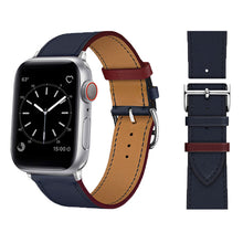 Load image into Gallery viewer, Leather strap for Apple watch band 44mm 45mm 42mm 41mm 40mm 38mm Single tour watchband bracelet iWatch series 3 4 5 6 SE 7 band
