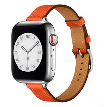 Load image into Gallery viewer, Leather strap for Apple watch band 44mm 45mm 42mm 41mm 40mm 38mm Single tour watchband bracelet iWatch series 3 4 5 6 SE 7 band
