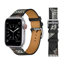 Load image into Gallery viewer, Leather strap for Apple watch band 44mm 45mm 42mm 41mm 40mm 38mm Single tour watchband bracelet iWatch series 3 4 5 6 SE 7 band
