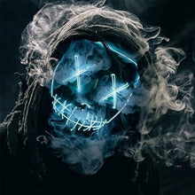 Load image into Gallery viewer, LED Halloween Mask Luminous Glow In The Dark Mascaras Halloween Party Costume Cosplay Masques Horror Props Neon light Masquerade
