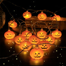 Load image into Gallery viewer, Led Halloween String Lights Pumpkin Bat Skull Light Horror Halloween Hanging Decoration For Home Party Supplies
