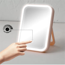 Load image into Gallery viewer, LED Brightness Makeup Mirror Touch Screen Vanity Mirror With Usb Adjustable Rechargeable Beauty Tool
