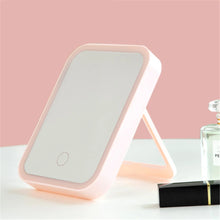 Load image into Gallery viewer, LED Brightness Makeup Mirror Touch Screen Vanity Mirror With Usb Adjustable Rechargeable Beauty Tool

