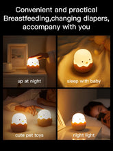 Load image into Gallery viewer, Led Children Night Light For Kids USB Rechargeable Bedroom Decor Gift Animal Chick Touch Night Lamp
