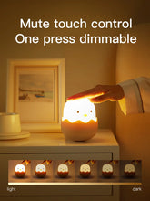 Load image into Gallery viewer, Led Children Night Light For Kids USB Rechargeable Bedroom Decor Gift Animal Chick Touch Night Lamp
