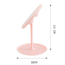 Load image into Gallery viewer, LED Makeup Mirror Light Vanity Lights Touchable Dimming Three Color Light USB Rechargeable With Light Mirrors Bedroom Mirror
