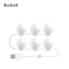 Load image into Gallery viewer, LED Professional Makeup Mirror Light Full Backlit Mirror USB Table Mirror with Light 6 10 14Bulbs  Vanity Lights
