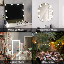 Load image into Gallery viewer, LED Professional Makeup Mirror Light Full Backlit Mirror USB Table Mirror with Light 6 10 14Bulbs  Vanity Lights
