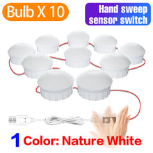 Load image into Gallery viewer, LED Vanity Mirror Light USB Makeup Vanity Light Cosmetic  Bulb Dimmable LED Wall Mirror Lamp Bathroom Dressing Table
