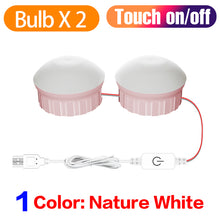 Load image into Gallery viewer, LED Vanity Mirror Light USB Makeup Vanity Light Cosmetic  Bulb Dimmable LED Wall Mirror Lamp Bathroom Dressing Table
