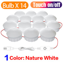 Load image into Gallery viewer, LED Vanity Mirror Light USB Makeup Vanity Light Cosmetic  Bulb Dimmable LED Wall Mirror Lamp Bathroom Dressing Table
