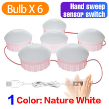 Load image into Gallery viewer, LED Vanity Mirror Light USB Makeup Vanity Light Cosmetic  Bulb Dimmable LED Wall Mirror Lamp Bathroom Dressing Table
