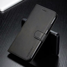 Load image into Gallery viewer, Leather Wallet Case for iPhone 12 Pro Max Mini 11 XS XR X SE 2020 8 7 6 6s Plus 5S 5 Luxury Flip Cover Coque Card Slots Magnetic
