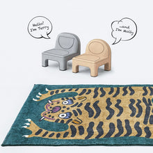 Load image into Gallery viewer, Leopard Shaped Children's Bedroom Carpets Home Decor Light Luxury Fashion Minimalist Cute Cartoon IG Soft Bedside Polyester Rugs
