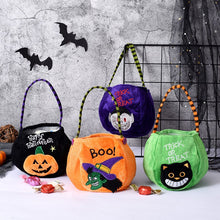 Load image into Gallery viewer, Cute 12cm Halloween Candy Bag Decorative Pumpkin Bag Kindergarten Candy Scene Arrangement Cloth Gift Bag Happy Helloween Party
