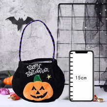 Load image into Gallery viewer, Cute 12cm Halloween Candy Bag Decorative Pumpkin Bag Kindergarten Candy Scene Arrangement Cloth Gift Bag Happy Helloween Party
