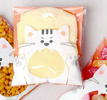 Load image into Gallery viewer, Cute animals Cookie Bags Self Adhesive Seal Plastic Cookies Bags for Kids Birthday Gifts Wedding Party Decoration 100pcs/lot
