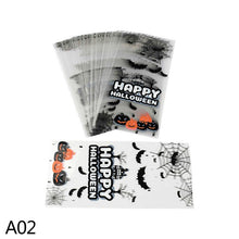 Load image into Gallery viewer, Cute Halloween Candy Bag Pumpkin Ghost Cookie Dessert Packaging Bags Self-adhesive Plastic Bags Supplies Trick Or Treat Gifts
