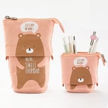 Load image into Gallery viewer, Pencil Case for Girls Boys Canvas Pen Bag Unicorn Stationery Cute Cat
