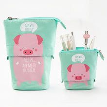 Load image into Gallery viewer, Pencil Case for Girls Boys Canvas Pen Bag Unicorn Stationery Cute Cat
