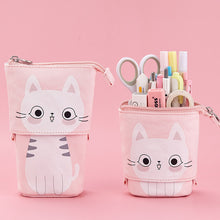 Load image into Gallery viewer, Pencil Case for Girls Boys Canvas Pen Bag Unicorn Stationery Cute Cat
