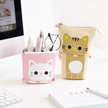 Load image into Gallery viewer, Pencil Case for Girls Boys Canvas Pen Bag Unicorn Stationery Cute Cat
