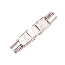 Load image into Gallery viewer, Cat6A Cat7 Cable Extender Junction Adapter Connection Box RJ45 Lan Cable Extension Connector Full Shielded Toolless
