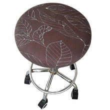 Load image into Gallery viewer, Round Chair Cover Bar Stool Cover Elastic Seat Cover Home Chair Slipcover Round Chair Bar Stool Floral Printed
