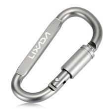 Load image into Gallery viewer, 9 PCS Survival D-ring Locking Carabiner Clip Set Screw Lock Hanging Hook Buckle Karabiner Camping Climbing Equipment
