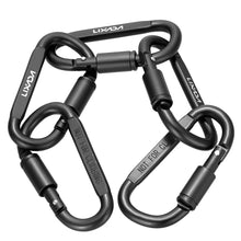 Load image into Gallery viewer, 9 PCS Survival D-ring Locking Carabiner Clip Set Screw Lock Hanging Hook Buckle Karabiner Camping Climbing Equipment

