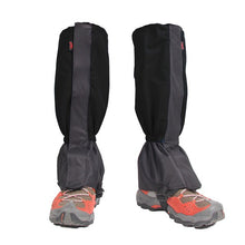 Load image into Gallery viewer, 1 Pair Gaiters Hiking Travel Leggings Waterproof Leg Warmers Shoe Covers Zippered Closure Gaiters Biking Snowboarding
