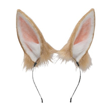 Load image into Gallery viewer, Headbands Furry Rabbit Cat Ears Headwear Kawaii Bunny Hair Hoop for Halloween Cosplay Headpiece Party Supplies
