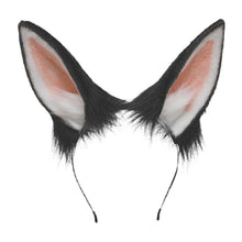 Load image into Gallery viewer, Headbands Furry Rabbit Cat Ears Headwear Kawaii Bunny Hair Hoop for Halloween Cosplay Headpiece Party Supplies
