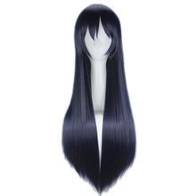Load image into Gallery viewer, Love Live! Sonoda Umi Heat Resistant Cosplay Wigs Dark Blue Black Anime Synthetic Hair Costume Halloween Women Wig Cap
