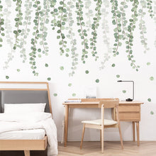 Load image into Gallery viewer, LuanQI Green Leaves Wall Stickers For Home Living Room Decorative Vinyl Wall Decal Tropical Plants DIY Kid Door Murals Wallpaper
