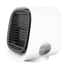 Load image into Gallery viewer, Mini Fans Desktop Air Conditioner with Night Light Mini USB Water Cooling Fan
